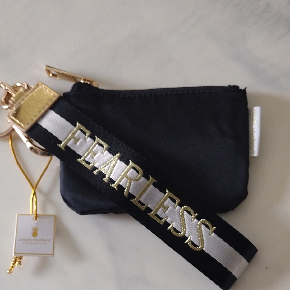 Simply Southern Black and Gold Key & Card Holder